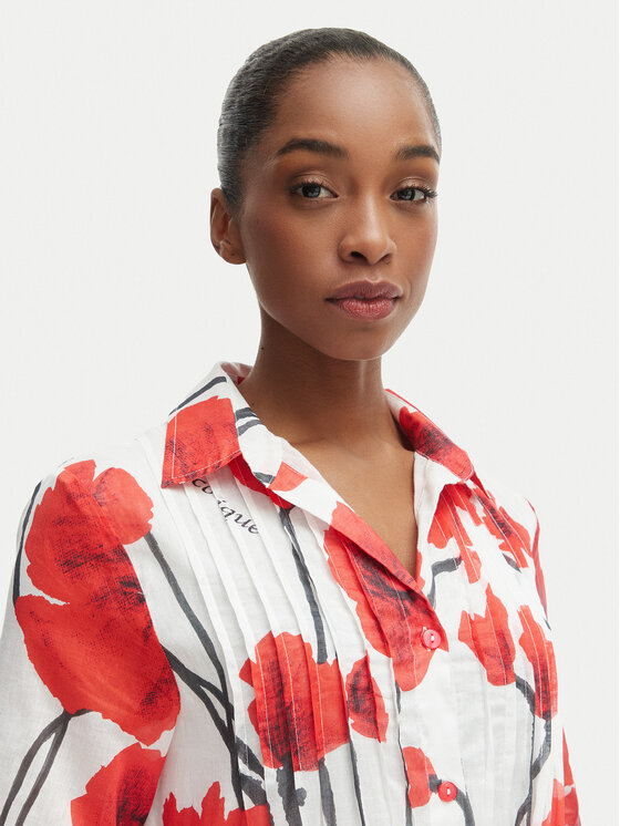 Iconique Iconique Лятна рокля IC26-087 Червен Regular Fit