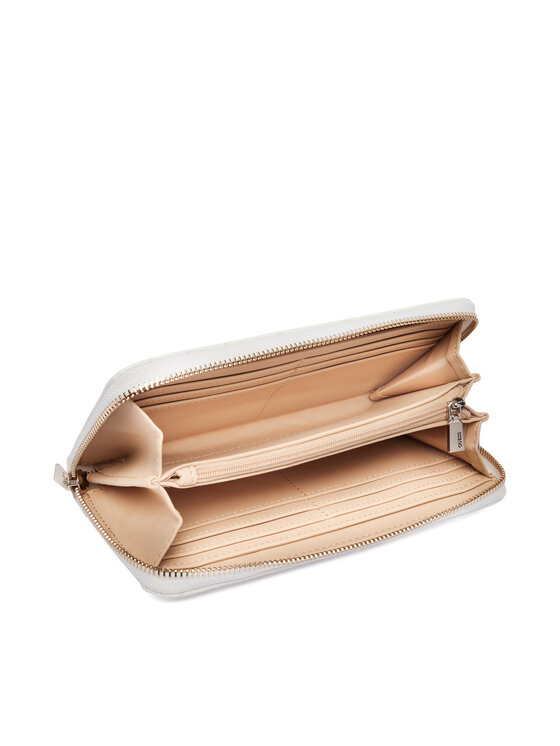 Guess Guess Portfel Emelie Logo Slg SWGP99 28146 Kremowy