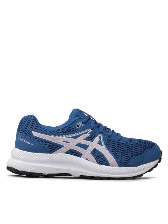 Asics Chaussures de running Contend 7 Gs 1014A192 Bleu