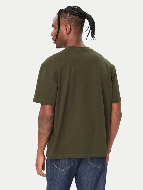 Guess Guess T-Shirt M6BI55 K6192 Σκούρο πράσινο Oversize