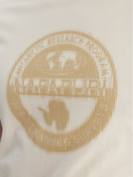 Napapijri Napapijri Тишърт S-Mahsa NP0A4FZB Екрю Regular Fit