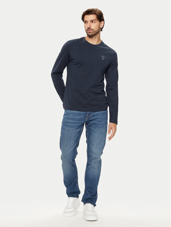 Aeronautica Militare Aeronautica Militare Longsleeve 242TS2305J592 Blu scuro Regular Fit
