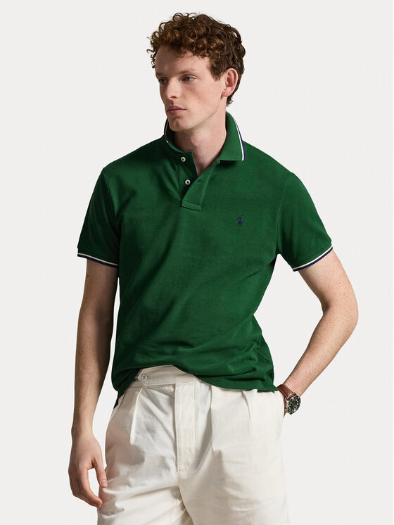 Polo Ralph Lauren Tricou polo 710842621504 Verde Regular Fit
