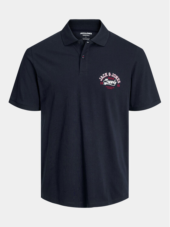 Jack&Jones Jack&Jones Polo Logo 12246692 Tamnoplava Standard Fit