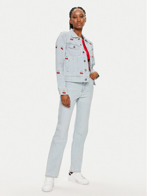 Lee Lee Jeans jakna Rider 112351205 Modra Regular Fit