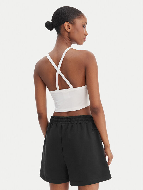 Reebok Reebok Top Tatianna RK25494CCW Valge Slim Fit