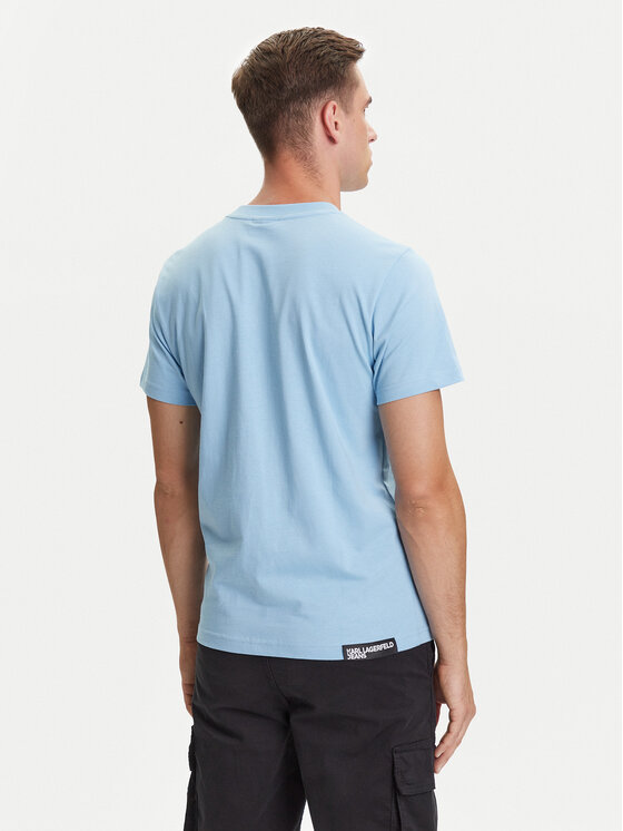 Karl Lagerfeld Jeans Karl Lagerfeld Jeans T-särk A1M17003 Sinine Slim Fit