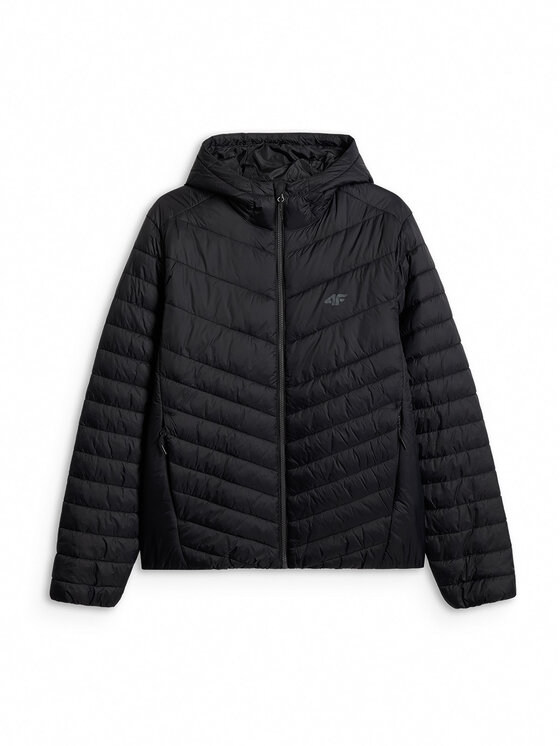 4F 4F Kurtka puchowa EVERYDAY ACTIVE Czarny Regular Fit