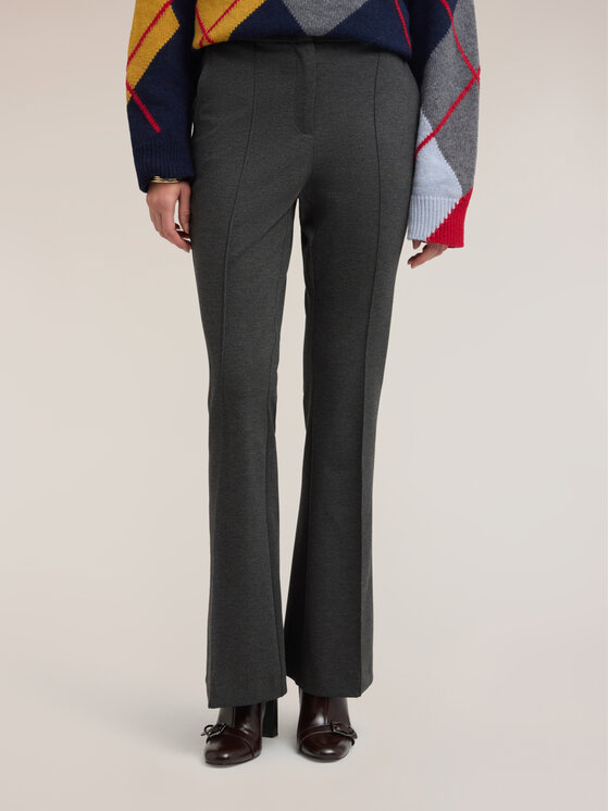 Motivi Motivi Spodnie materiałowe P045Q005062N023 Szary Flare Fit