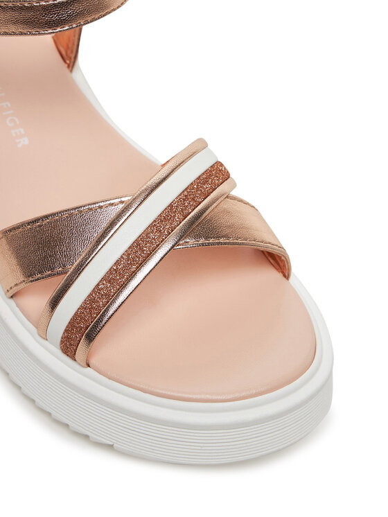 Tommy Hilfiger Tommy Hilfiger Sandali Sandal T4A2-33800-0569 S Oro rosa