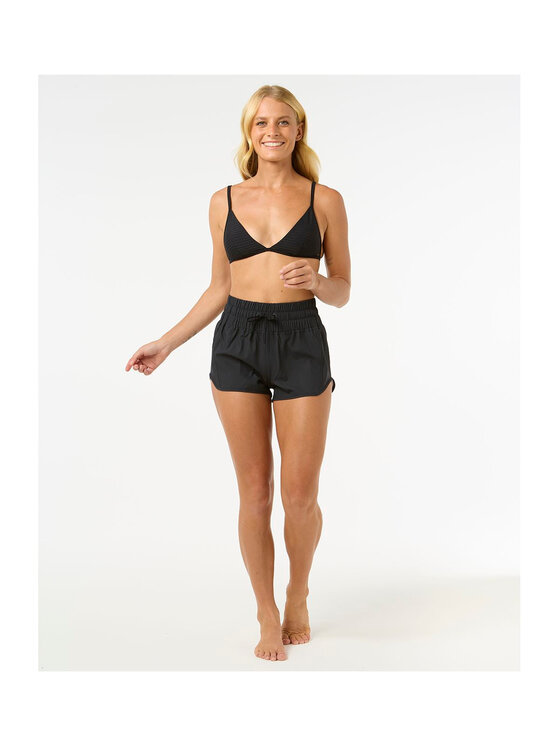 Rip Curl Rip Curl Szorty kąpielowe High Waist Retro Volley 3" Czarny