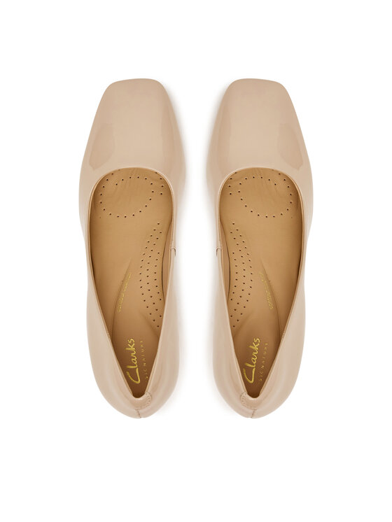 Clarks Clarks Körömcipők Fernie Court 26183034 Világos bézs