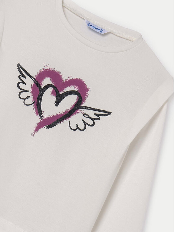 Mayoral Mayoral Bluse 7012 Écru Regular Fit