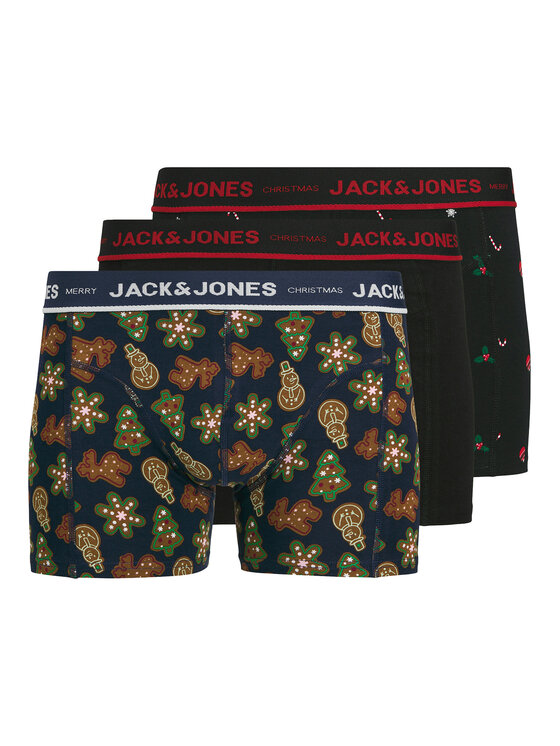 Jack & Jones Jack & Jones Souprava boxerek Gingerbread 12285149 Černá