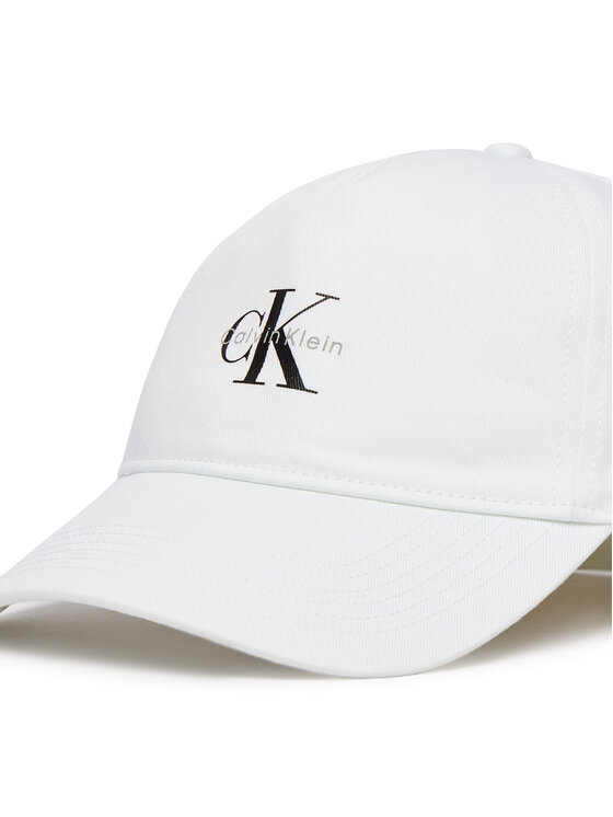 Calvin Klein Calvin Klein Nokamüts Monologo Printed Baseball Cap LV04K5027G Valge