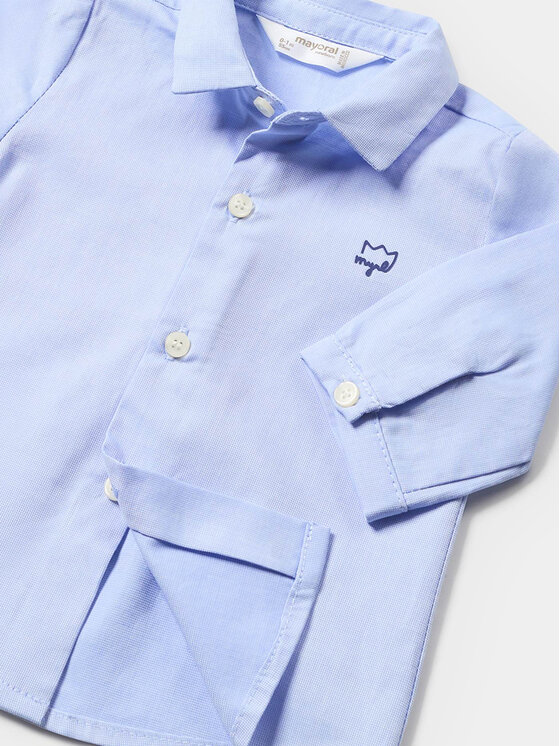 Mayoral Mayoral Camicia 1196 Blu Regular Fit