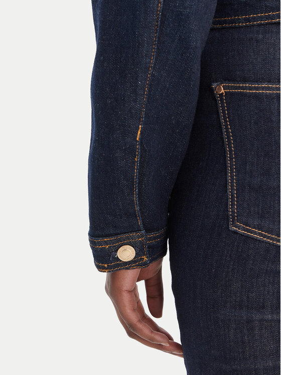 Guess Guess Teksajakk W6RN76 D6881 Tumesinine Regular Fit