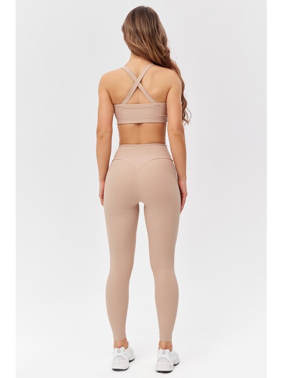 ROUGH RADICAL ROUGH RADICAL Legginsy WELLNESS LONG Beżowy Slim Fit