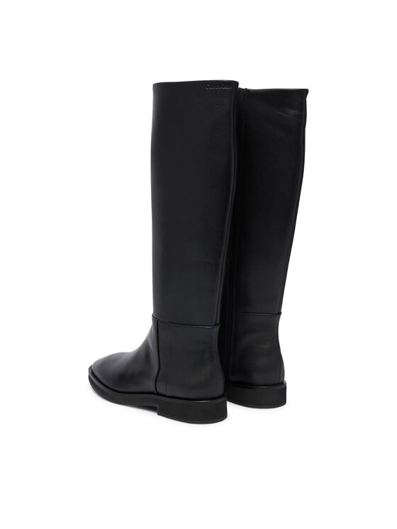 Calvin Klein Calvin Klein Čižmy Formal Utk Boot Lth HW0HW02599 Čierna