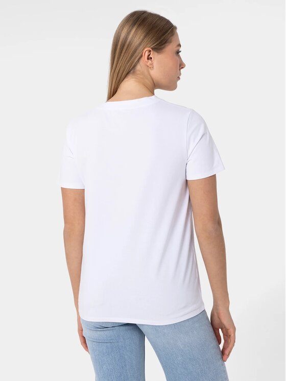 BASICLO BASICLO T-Shirt BSL-004-01 Biały Regular Fit