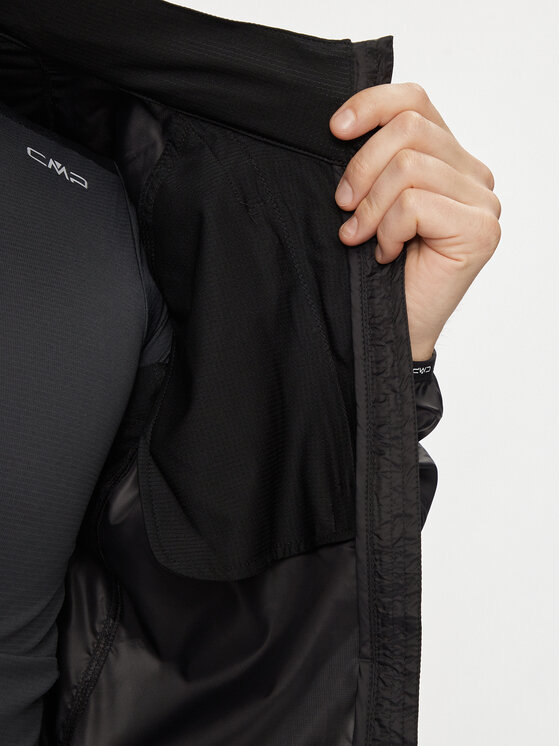 CMP CMP Běžecká bunda 3C46777T Černá Regular Fit