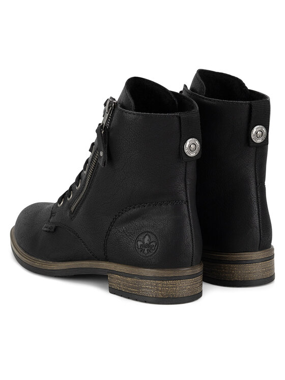 Rieker Rieker Botine 72221-00 Negru