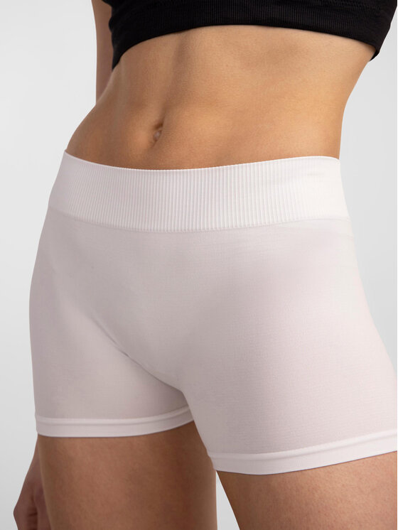Pieces Pieces Szövet rövidnadrág 17065440 Fehér Slim Fit