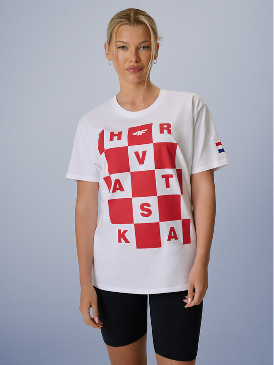 4F 4F T-Shirt TEAMWEAR Biały Regular Fit