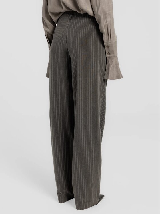 MANDRAGORA MANDRAGORA Pantaloni da donna Gante Grigio Standard Fit