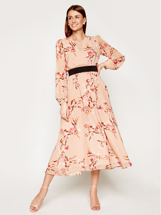 Marella Marella Abito da sera Cutter 32214001 Beige Regular Fit