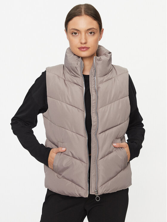 JDY Telovnik 15305657 Rjava Regular Fit