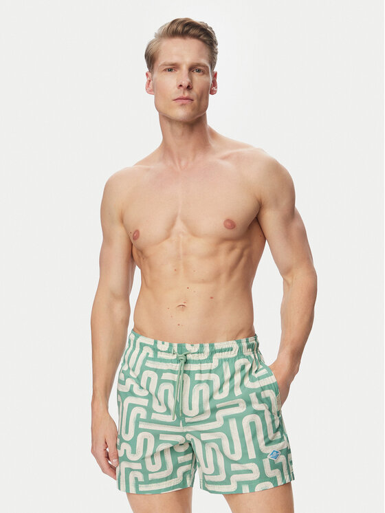 Jack & Jones Jack & Jones Úszónadrág Maui Sand 12291428 Zöld Regular Fit