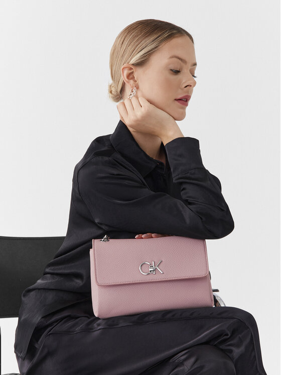 Calvin Klein Calvin Klein Дамска чанта Re-Lock Ew Conv Xbody Pbl K60K609395 Розов