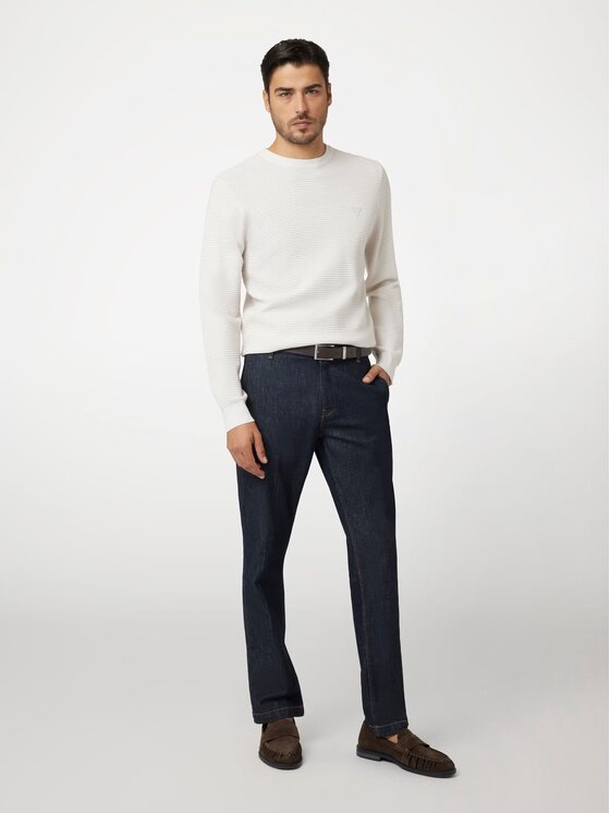 Guess Guess Sweter 146117 Szary Classic Fit