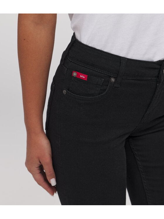 Lee Cooper Lee Cooper Jeansy JEANS D KIM 8151 BLACK BLACK Czarny Regular Fit
