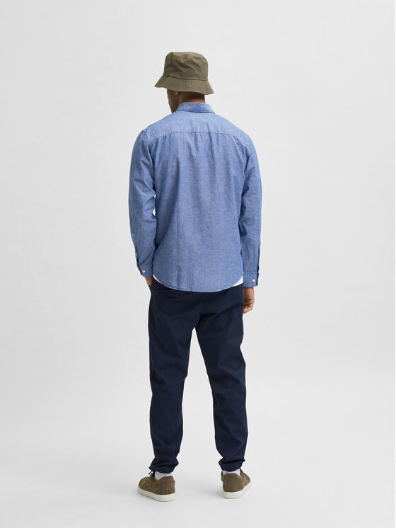 Selected Homme Selected Homme Cămașă 16078867 Albastru Slim Fit