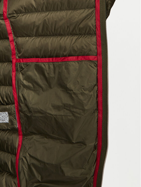 Jott Jott Пухено яке Nico P000MDOW01 Зелен Slim Fit