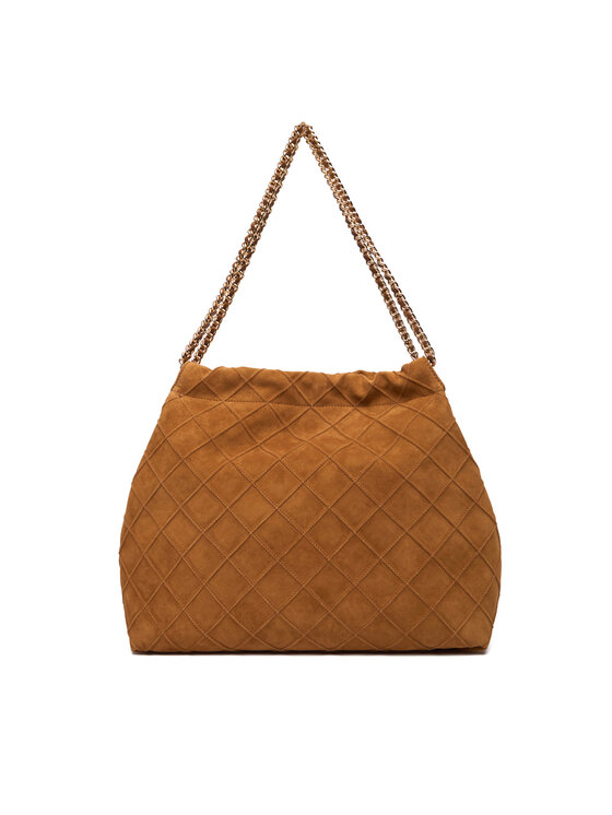 Tory Burch Tory Burch Kabelka Fleming Suede 166064 Hnědá