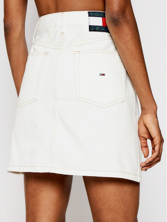 Tommy Jeans Tommy Jeans Jeans krilo A-Line DW0DW10097 Bela Regular Fit