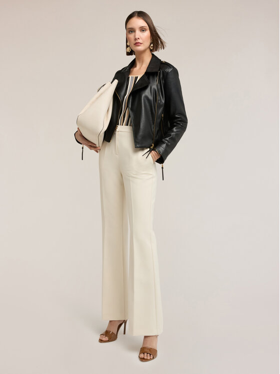 Motivi Motivi Giacca in similpelle R314Q001114N033 Nero Slim Fit