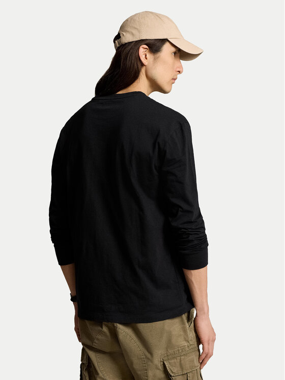 Polo Ralph Lauren Polo Ralph Lauren Majica z dolgimi rokavi 710671467055 Črna Classic Fit