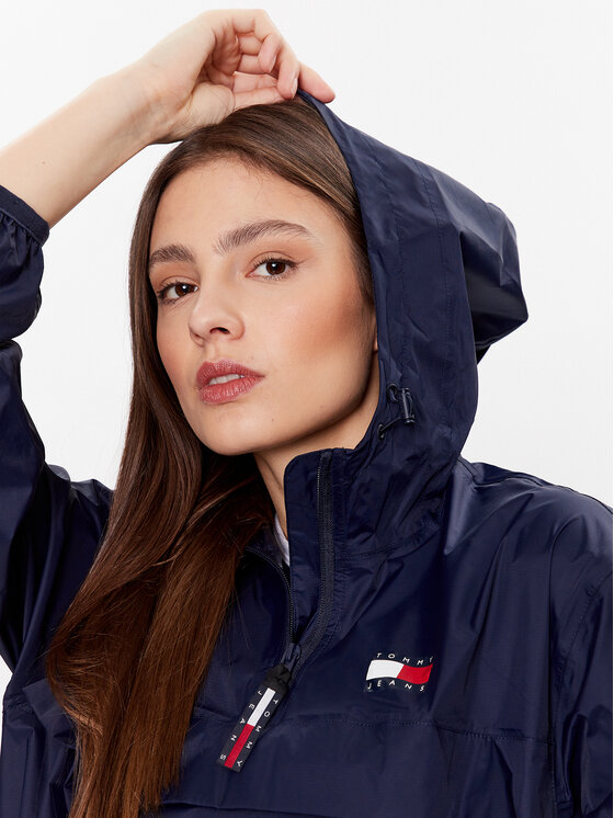 Tommy Jeans Anorak Chicago DW0DW15333 Dunkelblau Regular Fit Modivo