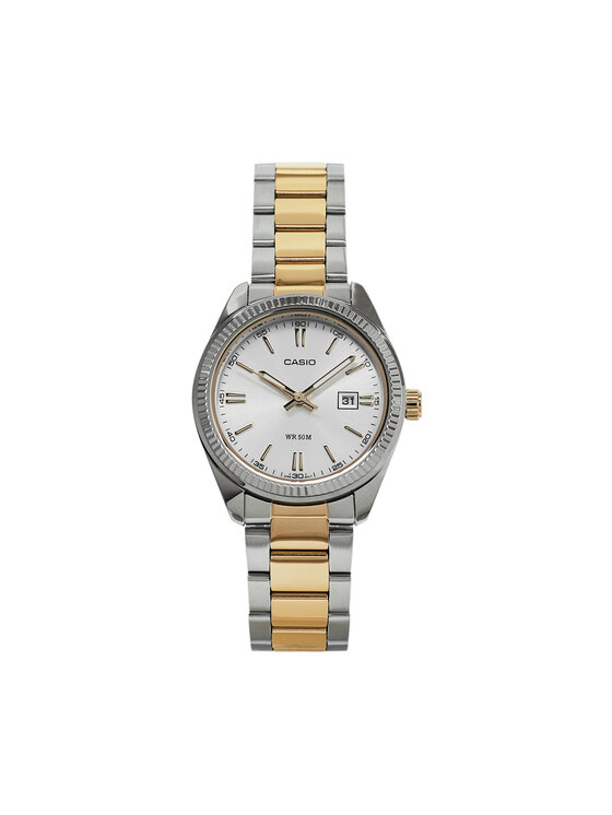 Casio Hodinky LTP-1302PSG-7AVEG Strieborná