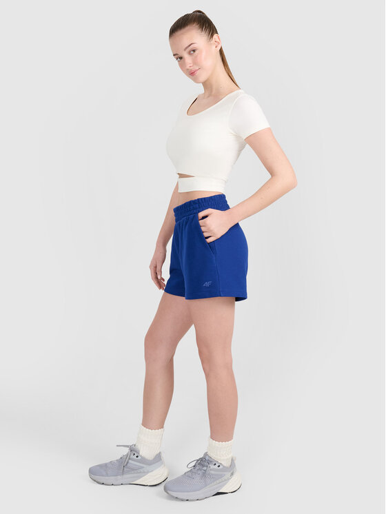 4F 4F Szorty sportowe NOS Granatowy Regular Fit
