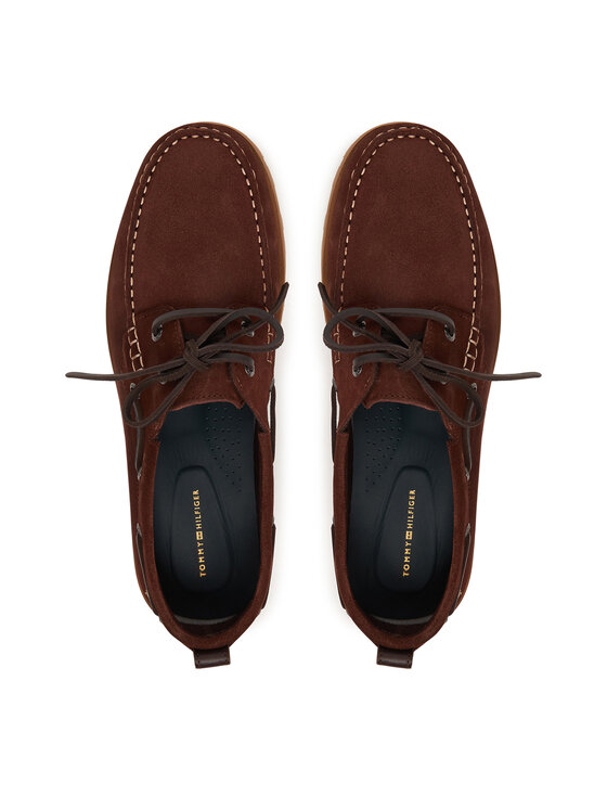 Tommy Hilfiger Tommy Hilfiger Μοκασίνια Light Sde FM0FM05747 Καφέ
