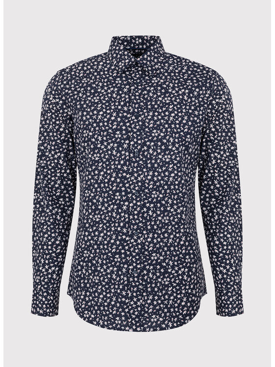 Pako Lorente Pako Lorente Koszula P23WF-1X-005 Granatowy Slim Fit