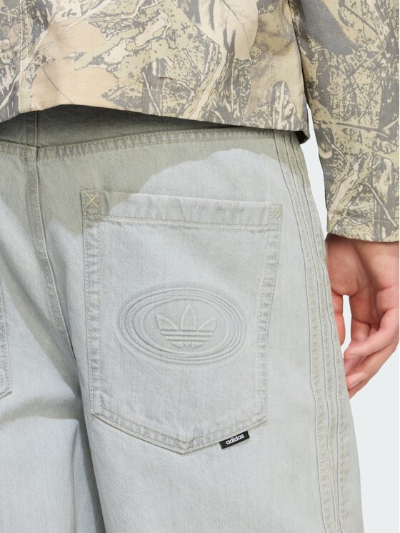 adidas adidas Jeansy 159460 Błękitny Loose Fit
