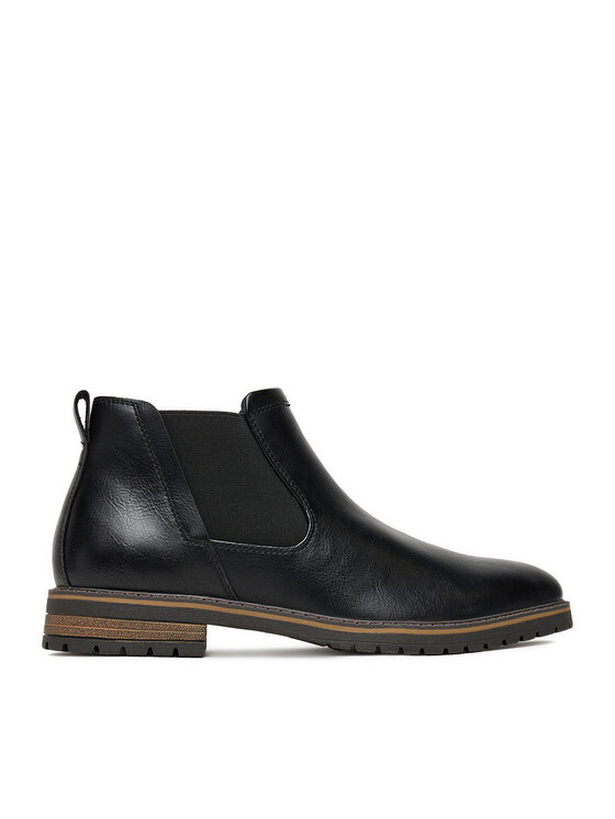 Lanetti Lanetti Klassische Stiefeletten CEO-1897 124AM Schwarz
