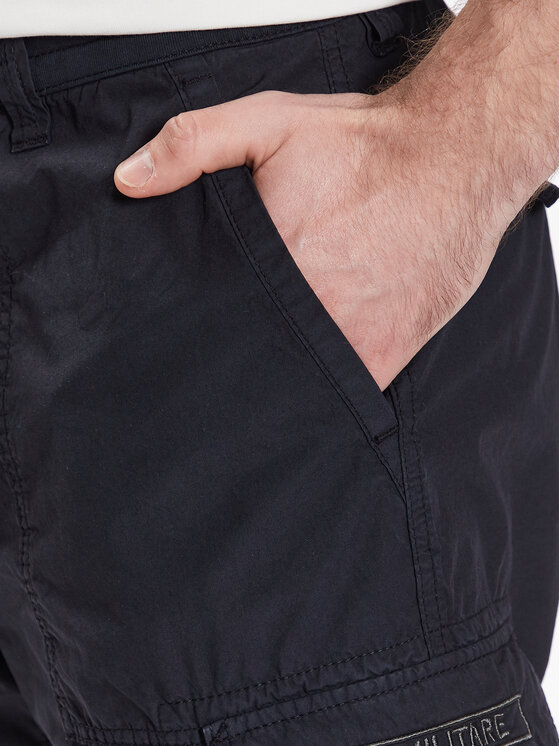 Aeronautica Militare Aeronautica Militare Pantaloncini di tessuto 231BE163CT3070 Blu scuro Regular Fit