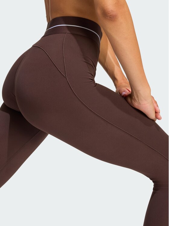 adidas adidas Legginsy 158862 Brązowy Fitted Fit